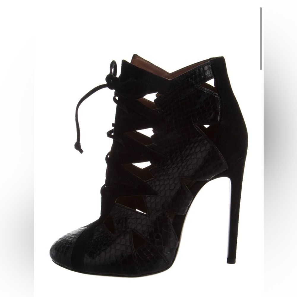 SOLD!! Alaia Laser Cut Boots Sz. 38
